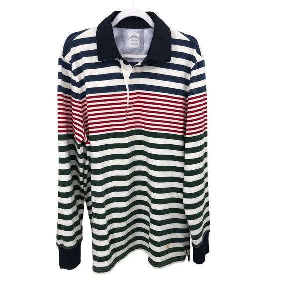 Brooks Brothers Other - Brooks Brothers Navy, Red, and White Striped Polo Shirt